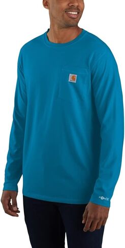 قوة Carhartt Men Roaming Fit Midweight Long Sleeve Pocket T-Shirt in Kuwait