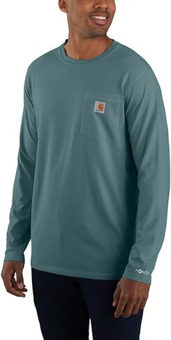 قوة Carhartt Men Roaming Fit Midweight Long Sleeve Pocket T-Shirt in Kuwait