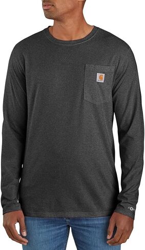 قوة Carhartt Men Roaming Fit Midweight Long Sleeve Pocket T-Shirt in Kuwait