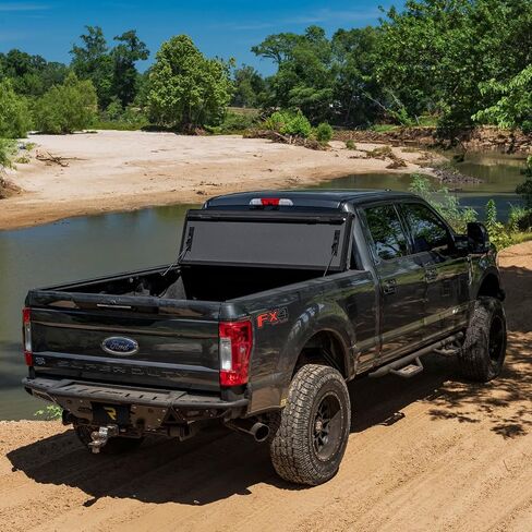 RealTruck BAK BAKFlip MX4 Hard Folding Truck Bed Tonneau Cover | 448504 | Fits 2004 - 2015 Nissan Titan 6' 7" Bed (78.9") in Saudi Arabia
