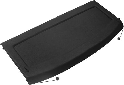 IKON MOTORSPORTS, Cargo Cover Board Compatible with 2010-2014 Volkswagen Golf 6 GTI R, Black Non Retractable Rear Tonneau Security Shield Shade, 2011 2012 2013(Clips Not Included) in Saudi Arabia