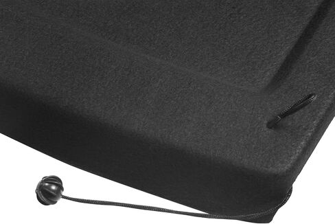 IKON MOTORSPORTS, Cargo Cover Board Compatible with 2010-2014 Volkswagen Golf 6 GTI R, Black Non Retractable Rear Tonneau Security Shield Shade, 2011 2012 2013(Clips Not Included) in Saudi Arabia