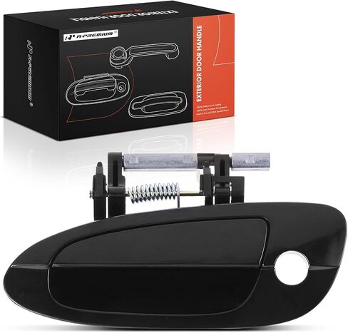 A-Premium Front Left Driver Side Exterior Door Handle with Keyhole Compatible with Nissan Altima 2002 2003 2004 2005 2006, Smooth Black, Replace# 80607-8J009, 80607-9J400 in Saudi Arabia