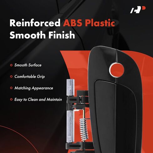 A-Premium Front Left Driver Side Exterior Door Handle with Keyhole Compatible with Nissan Altima 2002 2003 2004 2005 2006, Smooth Black, Replace# 80607-8J009, 80607-9J400 in Saudi Arabia