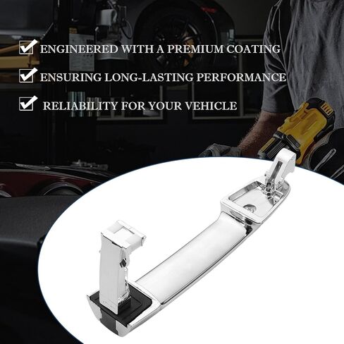 4 PCS Chrome Exterior Door Handle fits Sonata 2005 2006 2007 2008 2009 2010 Front & Rear Left Driver & Right Passenger Replaces 82651-3K000， 826513K000, with Black Insert in Kuwait