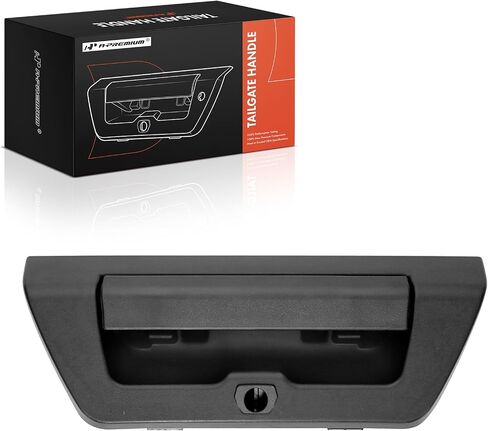 مقبض الباب الخلفي A-premium مع ثقب الكاميرا متوافق مع Ford F-150 F150 2015 2016 2017 2018 ، مقبض Liftgate Latch ، الأسود المحكم ، استبدال# fl3z9943400aaa in Saudi Arabia