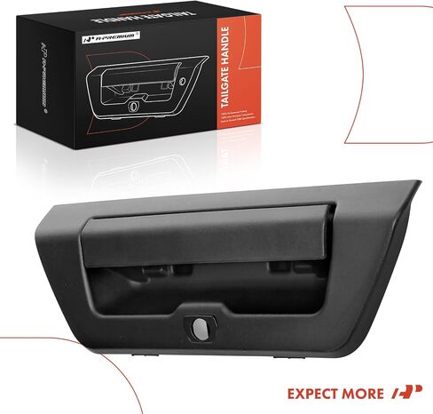 مقبض الباب الخلفي A-premium مع ثقب الكاميرا متوافق مع Ford F-150 F150 2015 2016 2017 2018 ، مقبض Liftgate Latch ، الأسود المحكم ، استبدال# fl3z9943400aaa in Saudi Arabia