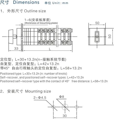 مفتاح CAM LW12-16/3 Rotary Changeover 12 Terminals 3 مواقف التشغيل On-On DIY استخدام الطاقة المزدوجة للسيطرة على محرك 5.5 كيلو وات حمولين in Saudi Arabia