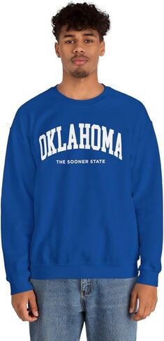 Oklahoma Adult Unisex Crewneck Sweatshirt in Kuwait
