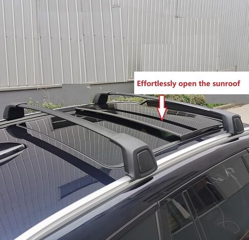 رفوف الأمتعة 4p التي تمت ترقيتها لعام 2016-2022 Honda HR-V HRV RAIR RAIN RACK RACK CROSS BARS CARGORIS in Saudi Arabia