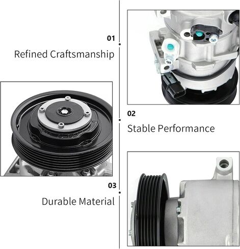 ضاغط تكييف الهواء ومكيف الهواء استبدال القابض CO 20765C متوافق مع Hyundai Accent/Kia Regal Conditioning ضاغط 2012-2016 in Saudi Arabia