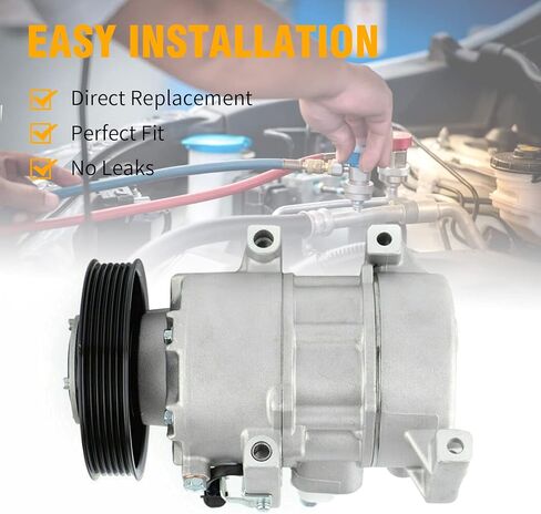 ضاغط تكييف الهواء ومكيف الهواء استبدال القابض CO 20765C متوافق مع Hyundai Accent/Kia Regal Conditioning ضاغط 2012-2016 in Saudi Arabia