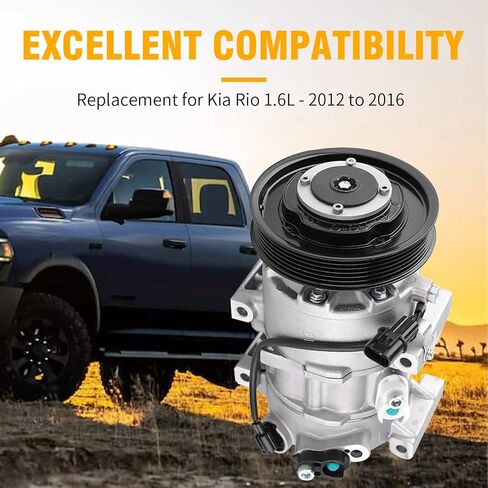 ضاغط تكييف الهواء ومكيف الهواء استبدال القابض CO 20765C متوافق مع Hyundai Accent/Kia Regal Conditioning ضاغط 2012-2016 in Saudi Arabia