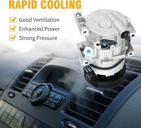 ضاغط تكييف الهواء ومكيف الهواء استبدال القابض CO 20765C متوافق مع Hyundai Accent/Kia Regal Conditioning ضاغط 2012-2016 in Saudi Arabia
