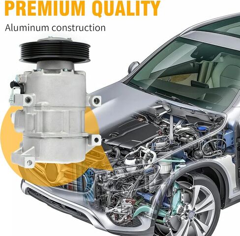 ضاغط تكييف الهواء ومكيف الهواء استبدال القابض CO 20765C متوافق مع Hyundai Accent/Kia Regal Conditioning ضاغط 2012-2016 in Saudi Arabia