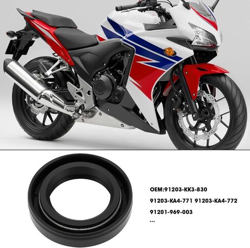 2x استبدال المحرك أختام زيت 91203-KK3-830 14x22x5mm متوافق مع Honda CBR400 NC23 NC29 RS125 RS250 in Saudi Arabia