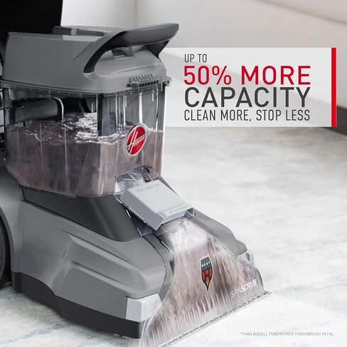 ماكينة تنظيف السجاد الفاخرة من هوفر باور سكرب للسجاد والمفروشات، ماكينة تنظيف السجاد بالشامبو للتنظيف العميق مع أدوات متعددة الأغراض، زوج مع محلول منظف السجاد هوفر in Kuwait