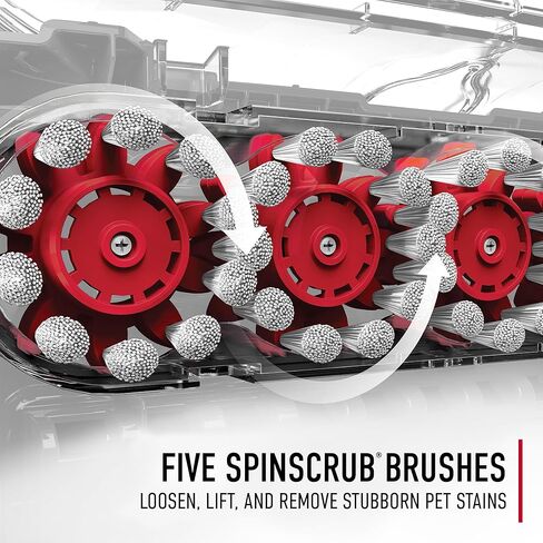 ماكينة تنظيف السجاد الفاخرة من هوفر باور سكرب للسجاد والمفروشات، ماكينة تنظيف السجاد بالشامبو للتنظيف العميق مع أدوات متعددة الأغراض، زوج مع محلول منظف السجاد هوفر in Kuwait