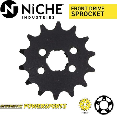 NICHE Drive Sprocket Chain Combo for Honda XR80R CRF80F Front 14 Rear 46 Tooth 420HZ Standard 110 Links in Saudi Arabia