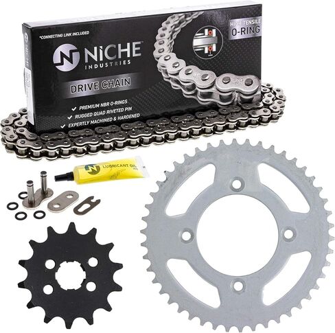 NICHE Drive Sprocket Chain Combo for Honda XR80R CRF80F Front 14 Rear 46 Tooth 420HZ Standard 110 Links in Saudi Arabia