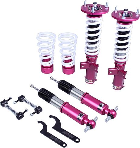 Godspeed MSS1091 MONOSS COILOVER LOWNING KIT ، قابلة للتعديل بالكامل ، ارتفاع الركوب ، توتر الربيع و 16 نقرة التخميد ، متوافق مع فورد موستانج 2015-22 in Saudi Arabia