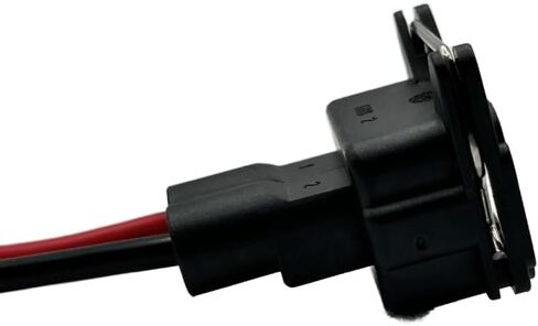 Radiator Fan Motor Connector F8RZ-8C607-GC, S-827 - Compatible with 1995-2000 Ford Contour, 2000-2010 Focus, 2005-2006 GT; 1999-2002 Mercury Cougar, 1995-2000 Mystique LJQ in Saudi Arabia