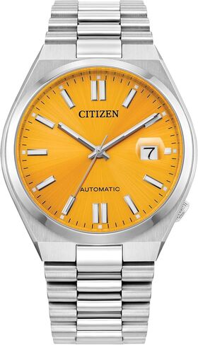 Citizen Men's Automatic Tsuyosa Sport Luxury Watch, Silver-Tone Stainless Steel, Blue Dial, 3 Hand with Date, 42 Hour Power Reserve (Model:NJ0150-56L) in Saudi Arabia