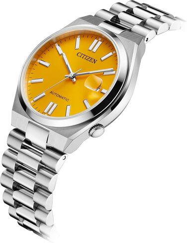 Citizen Men's Automatic Tsuyosa Sport Luxury Watch, Silver-Tone Stainless Steel, Blue Dial, 3 Hand with Date, 42 Hour Power Reserve (Model:NJ0150-56L) in Saudi Arabia