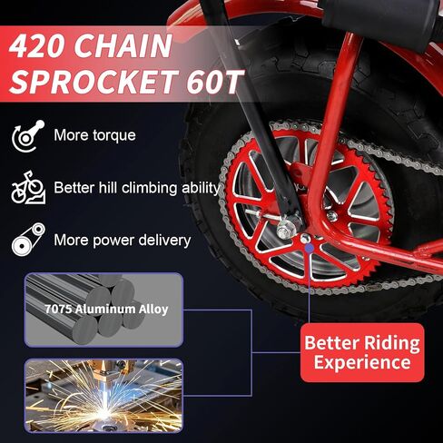 60T Mini Bike Sprocket 40/41/420 Chain Sprocket 40MM Bore for Coleman CT200U CT200U-EX BT200X Baja Warrior Heat Massimo MB200 KT196 Axis M200 212cc 196cc 6.5hp Powersports Mini Bike Parts Black in Kuwait