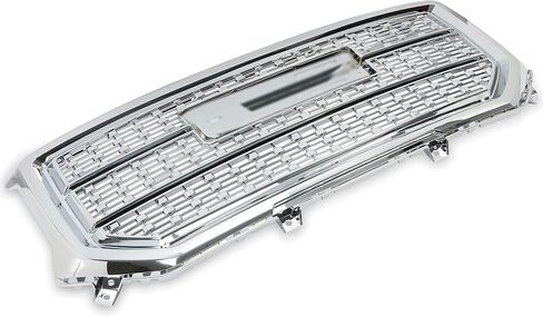 الشبكة العلوية الأمامية Kuafu متوافقة مع 2016-2018 GMC Sierra 1500 BASE SLE SLT SLT Denali Style Chrome Hood Grill Slill in Saudi Arabia