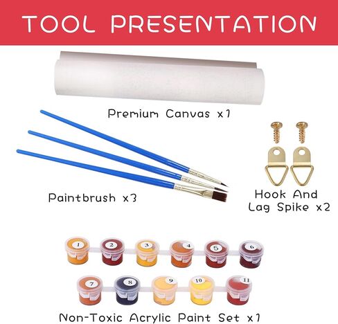 SKRYUIE Christmas Paint by Numbers Kit for Adults, Acrylic Oil Painting by Numbers Kits Santa Claus for Beginner with Paintbrushes Brushes Paintwork Art Crafts Canvas for Home Decor 16x20 inch in Saudi Arabia