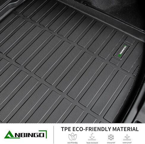 ANBINGO®-Floor Mats & Cargo Liner for Hyundai Venue 2025 2024-2020（Cargo Mat Only for Lowest Position） All Weather Venue Floor Mats 2025, Venue Accessories Black in Kuwait