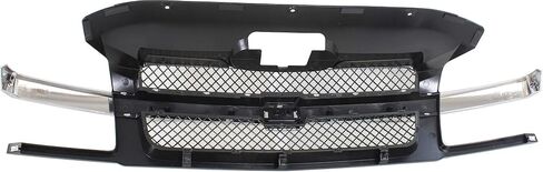 Garage-Pro Grille Assembly متوافق مع شيفروليه Avalanche 1500 2002-2006 ، Avalanche 2500 للنماذج مع الكسوة الجسم المطلية باللون الأسود GM1200543 in Saudi Arabia