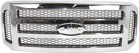 مجموعة مصبغة Evan Fischer متوافقة مع 2005-2007 Ford F-250 F-350 F-450 F-550 Super Duty ، Chrome Shell ، ملحق رمادي مطلي in Saudi Arabia