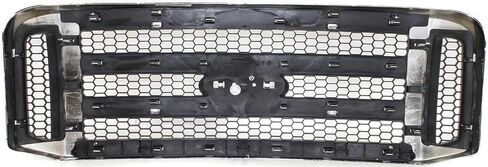 مجموعة مصبغة Evan Fischer متوافقة مع 2005-2007 Ford F-250 F-350 F-450 F-550 Super Duty ، Chrome Shell ، ملحق رمادي مطلي in Saudi Arabia