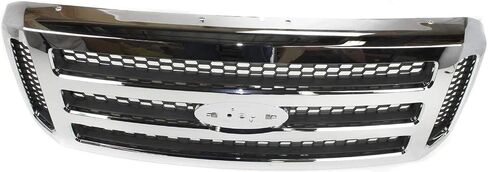 مجموعة مصبغة Evan Fischer متوافقة مع 2005-2007 Ford F-250 F-350 F-450 F-550 Super Duty ، Chrome Shell ، ملحق رمادي مطلي in Saudi Arabia
