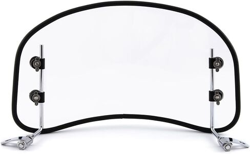 Scooter Windshield Motorcycle Windscreen Universal Wind Deflector Screen Windshield Spoiler Air Deflector (Gray) in Kuwait