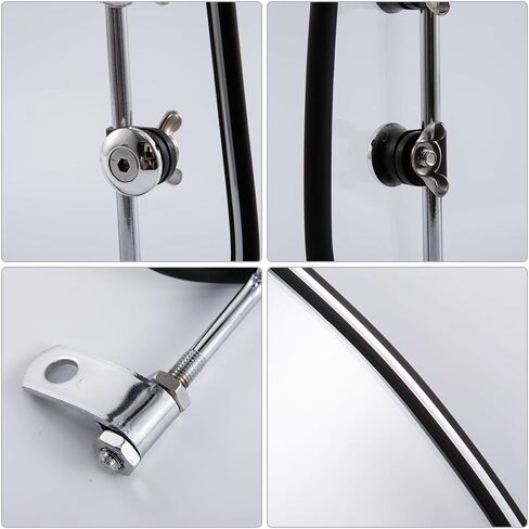 Scooter Windshield Motorcycle Windscreen Universal Wind Deflector Screen Windshield Spoiler Air Deflector (Gray) in Kuwait