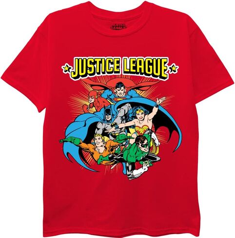 DC Comics Kids 'Batman ، Superman ، Justice League 3 Pack T-Shirt Set in Saudi Arabia