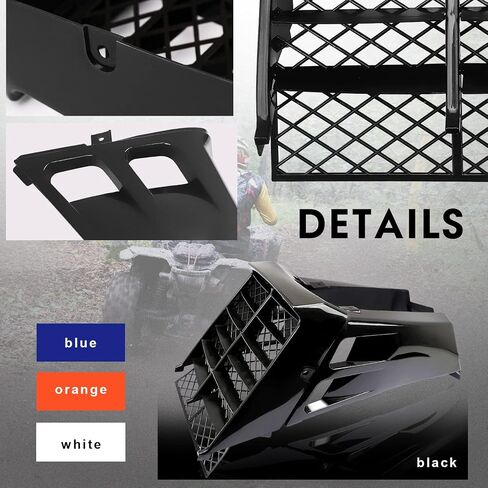 White Plastic Gas Tank Side Covers and Grill fit for Yamaha Banshee 350 YFZ350 1987-2006 2GU-21711-A0-00 in Saudi Arabia