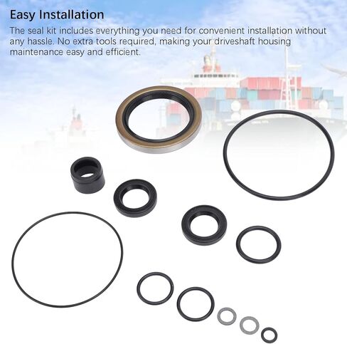 Upper Driveshaft Housing Seal Kit for Mercruiser Stern Drive One Gen II, Enhanced Metal Alloy Replacement, OE 26-88397A1, Complete Marine Boat Driveshaft Seal Kit in Saudi Arabia
