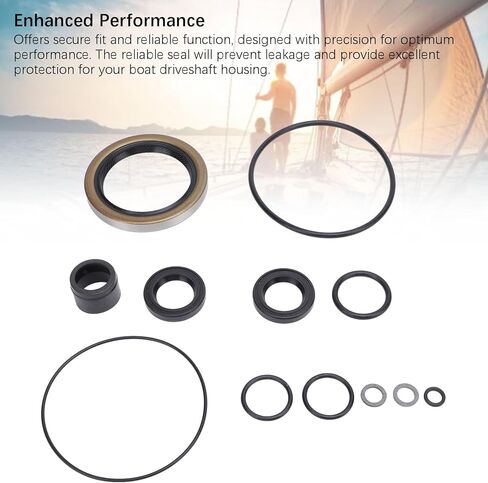 Upper Driveshaft Housing Seal Kit for Mercruiser Stern Drive One Gen II, Enhanced Metal Alloy Replacement, OE 26-88397A1, Complete Marine Boat Driveshaft Seal Kit in Saudi Arabia