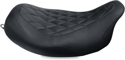 Mustang Motorcycle Seats 76694 Wide Tripper Solo Seat for Harley-Davidson Electra Glide Standard, Road Glide, Road King & Street Glide 2008-'21, Diamond, Black in Kuwait