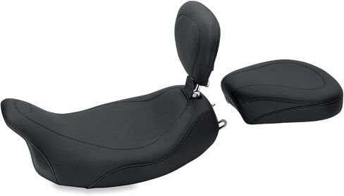 Mustang Motorcycle Seats 76694 Wide Tripper Solo Seat for Harley-Davidson Electra Glide Standard, Road Glide, Road King & Street Glide 2008-'21, Diamond, Black in Kuwait
