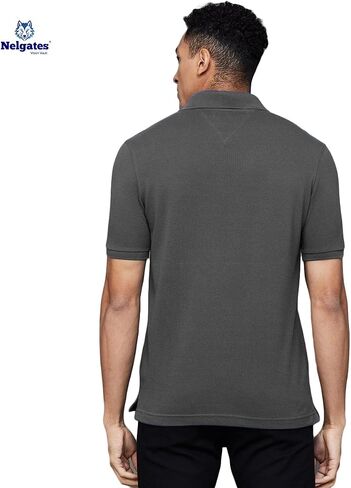 Men’s Polo Shirt – 100% Cotton, Bio-Wash, Short Sleeve T-Shirt for Casual Wear, Comfort Fit in Multiple Colors in Saudi Arabia