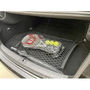 Trunk Organizer Cargo Net for Genesis G70 G80 G90 2017-2025 – Floor Style Cargo Net for Sedan – Premium Mesh Car Trunk Organizer Vehicle Carrier Storage – Compatible with G70 G80 G90 in Saudi Arabia