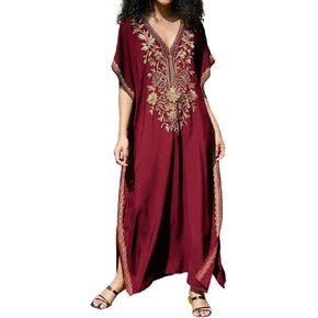 BSUBSEACH KAFTAN تغطية لألعاب السباحة الطويلة Caftan Loungewear Gold Gold Swimsuit in Saudi Arabia