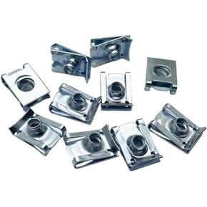 70pcs Set M4 M5 M6 Car U Type Clips Reed Nuts 5mm 6mm 4mm Self-Tapping Fasteners for Auto Motorcycle Scooter ATV Moped in Saudi Arabia