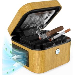 2 في 1 من تنقية الهواء متعددة الوظائف منفضة سجائر لدخان السجائر ، مرشح HEPA يقلل من الدخان ، USB سجائر دخان قابلة للشحن لسيارة المكتب المنزلي in Kuwait