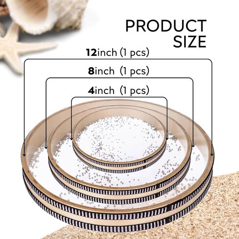 Pack of 2 Ocean Sound Drum – 10 Inch Ocean Drum and 4 Inch Wave Drum Musical Instruments for Adults Kids Sea Sound Drum for Relaxation Meditation Yoga Sea Drum for Home School Supplies in Kuwait